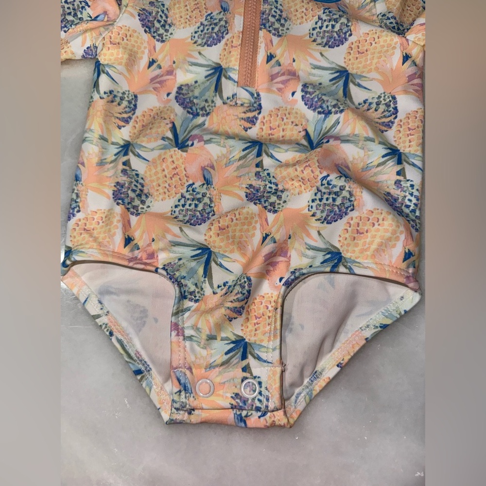 Carter's Tropical Floral Long Sleeve swim wear for kids.
